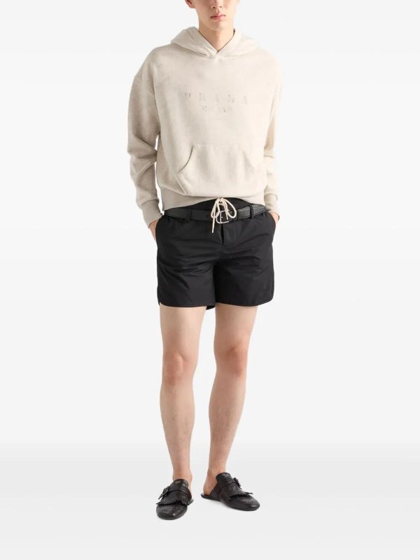 PRADA: Sweatshirts & Sweaters online - Cotton Fleece Hoodie
