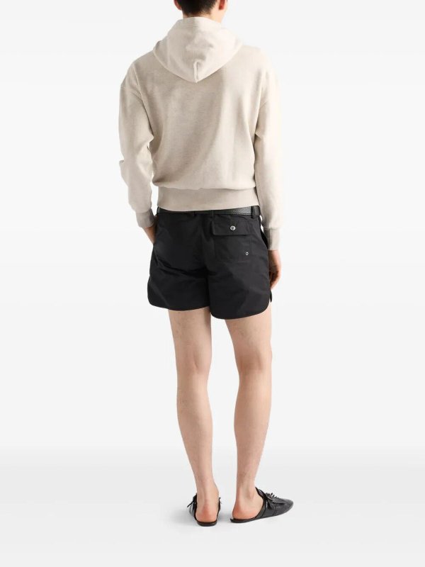 The Best Shops PRADA: Sweatshirts & Sweaters - Cotton Fleece Hoodie