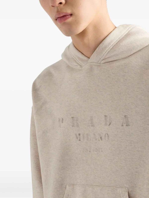 PRADA buy online Cotton Fleece Hoodie