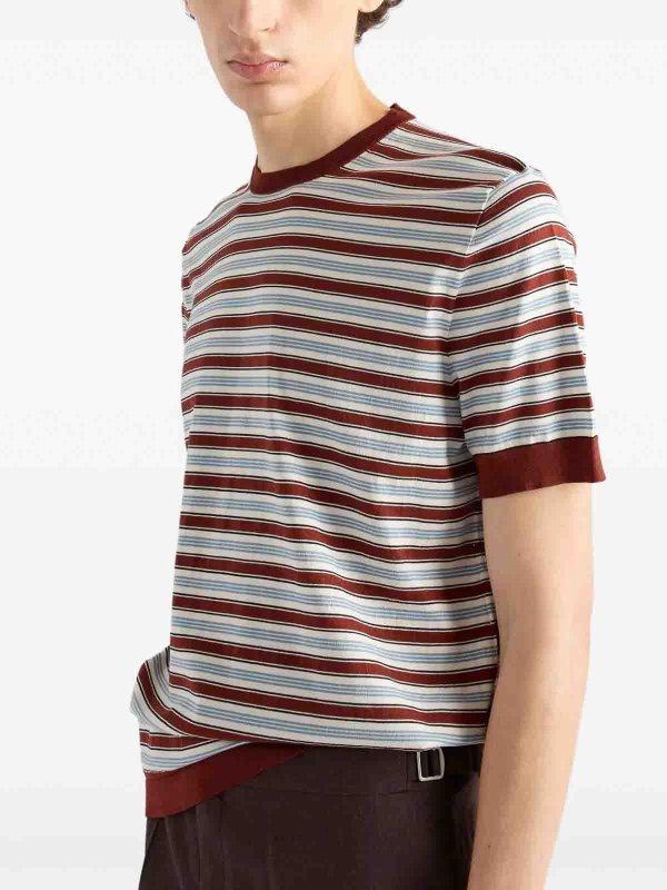 Cotton Crew-Neck Sweater shop online: PRADA