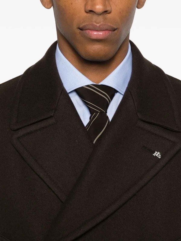 The Best Shops TAGLIATORE: ニーレングスコート - 膝丈コート - ダークブラウン