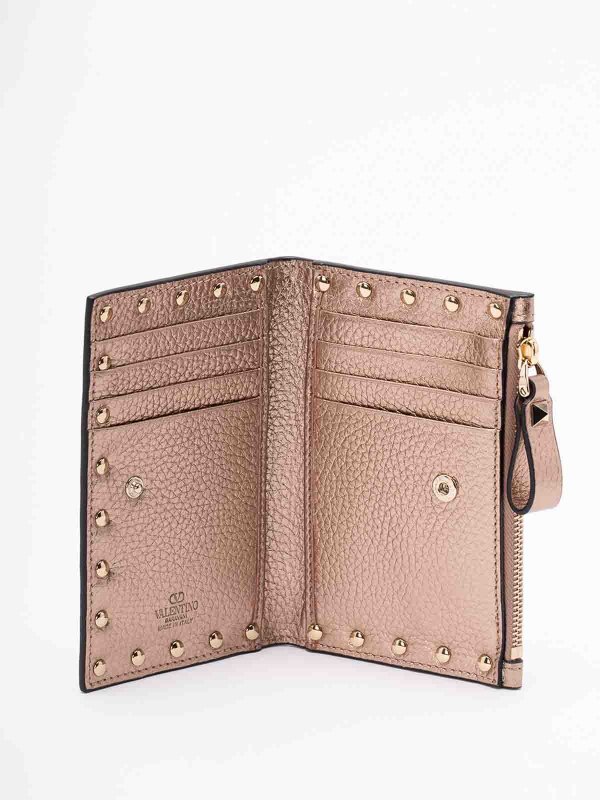 `Rockstud` Coin Purse shop online: VALENTINO GARAVANI