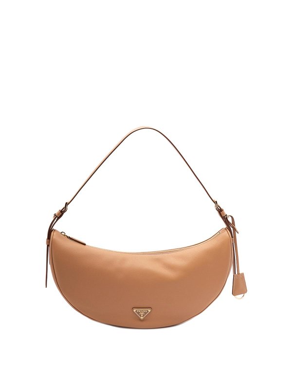 PRADA: shoulder bags - ` Demi-Lune` Large Shoulder Bag