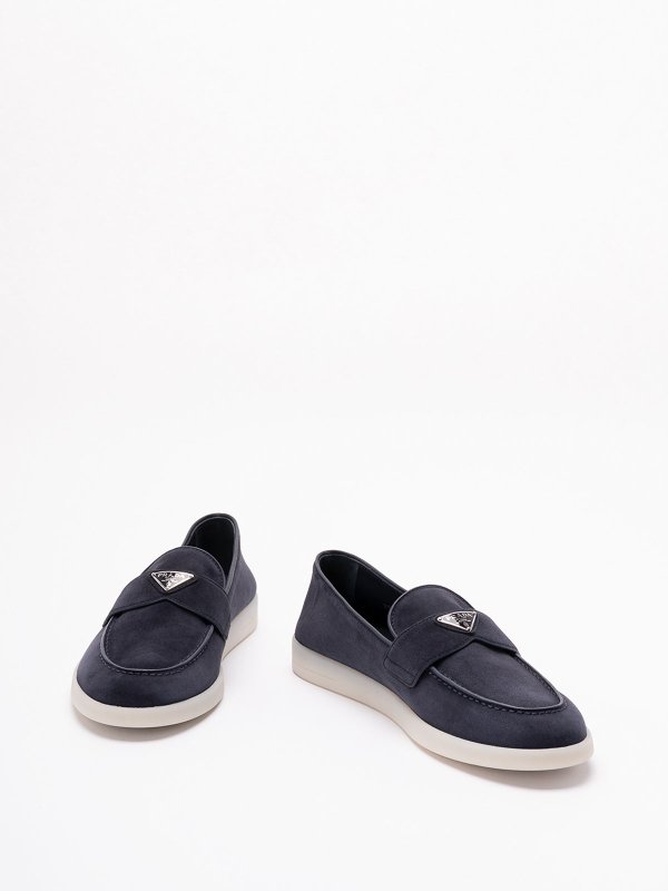 PRADA: Loafers & Slippers online - Suede Loafers