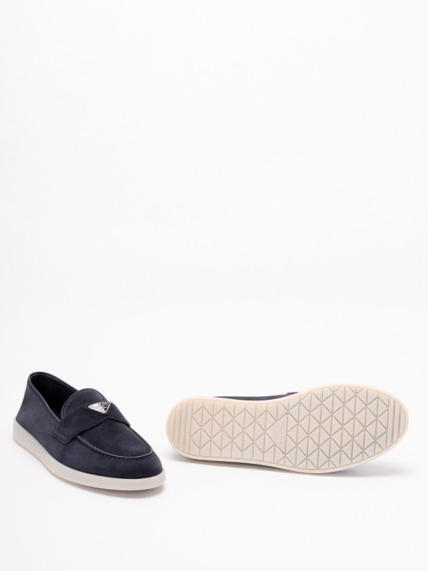 Suede Loafers shop online: PRADA