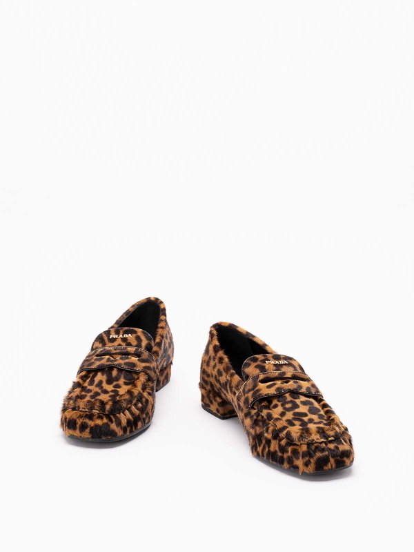 PRADA: Loafers & Slippers online - Leo Printed Loafers