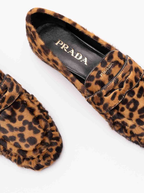 PRADA buy online Leo Printed Loafers