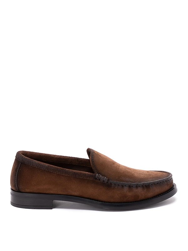 PRADA: Loafers & Slippers - Suede Loafers