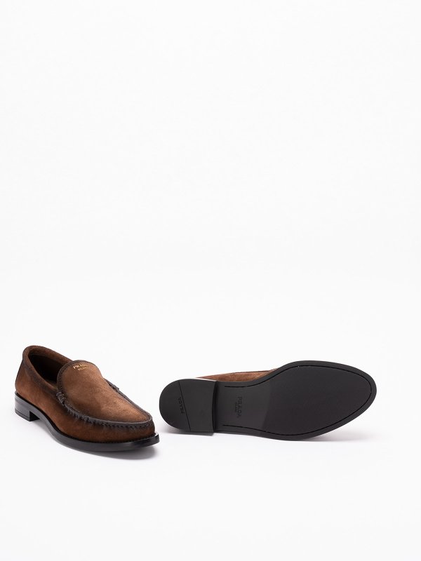 Suede Loafers shop online: PRADA