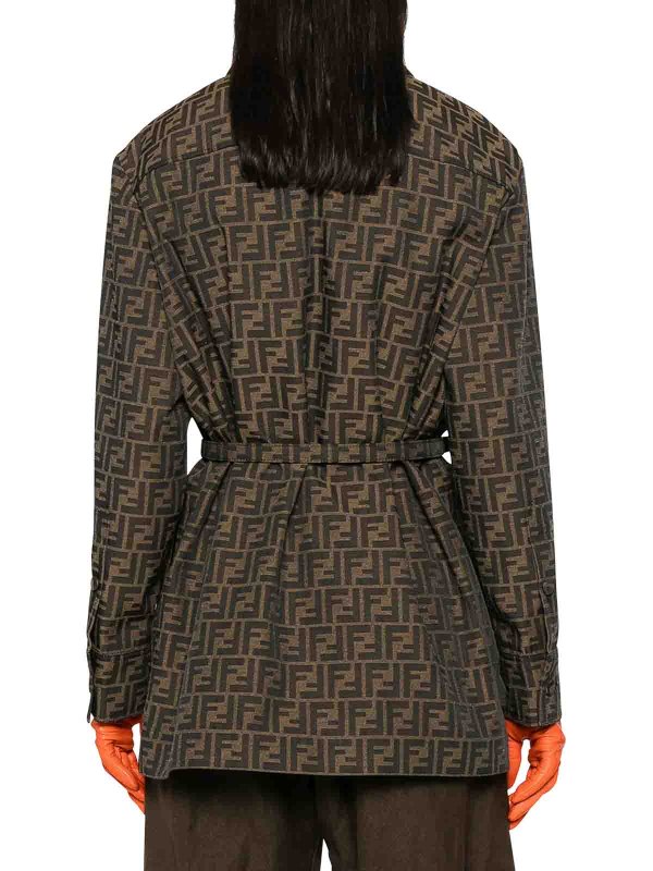 The Best Shops FENDI: casual jackets - Jacket Ff Canvas