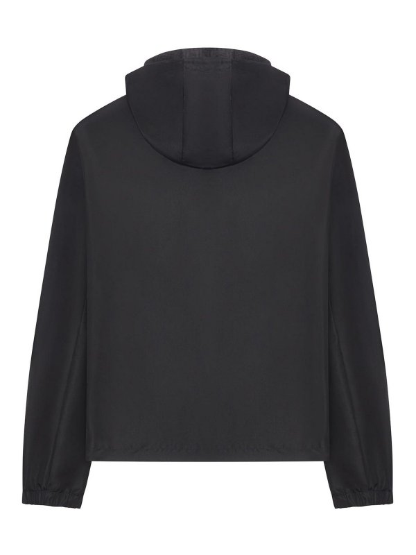 FENDI: casual jackets online - Black Technical Fabric Jacket