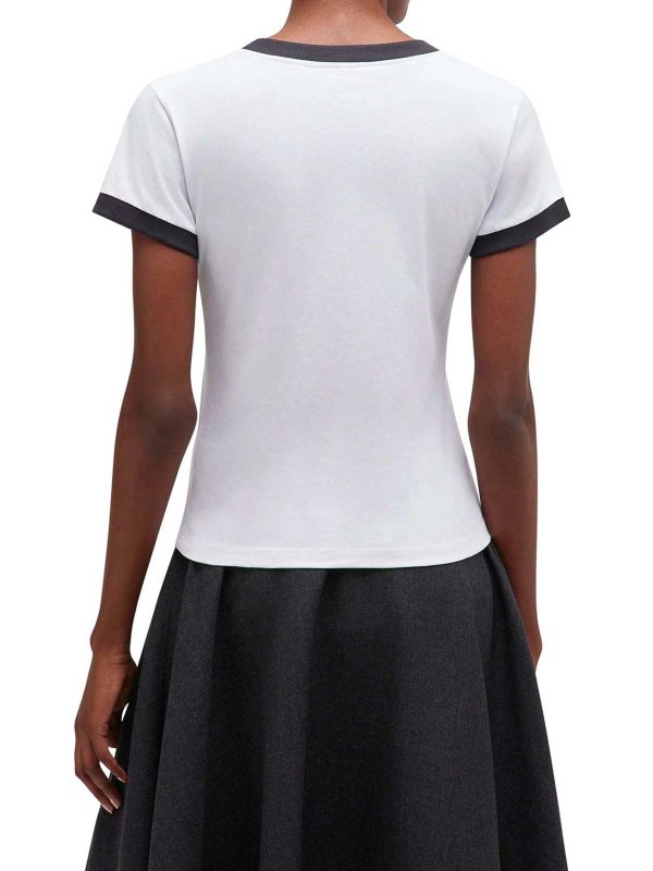 Camiseta - Blanco Replica 
online: GANNI