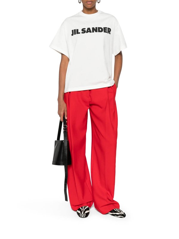 JIL SANDER: T-shirts online - T-Shirt - Blanc