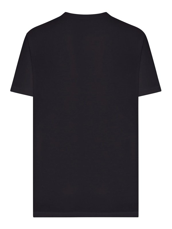 JIL SANDER: maglia collo rotondo online - T-shirt girocollo in cotone con logo