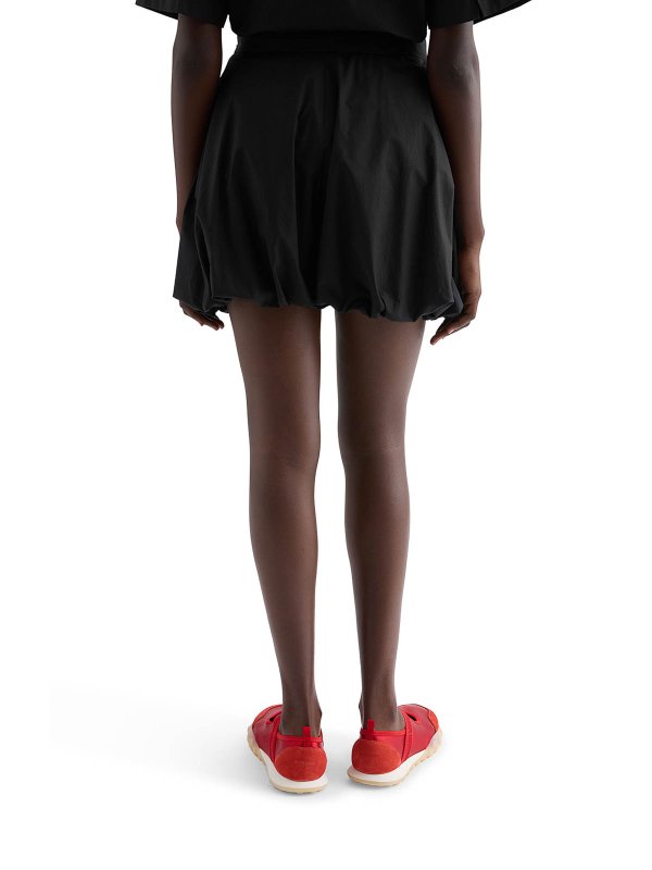 Cotton Poplin Balloon Shorts shop online: JIL SANDER