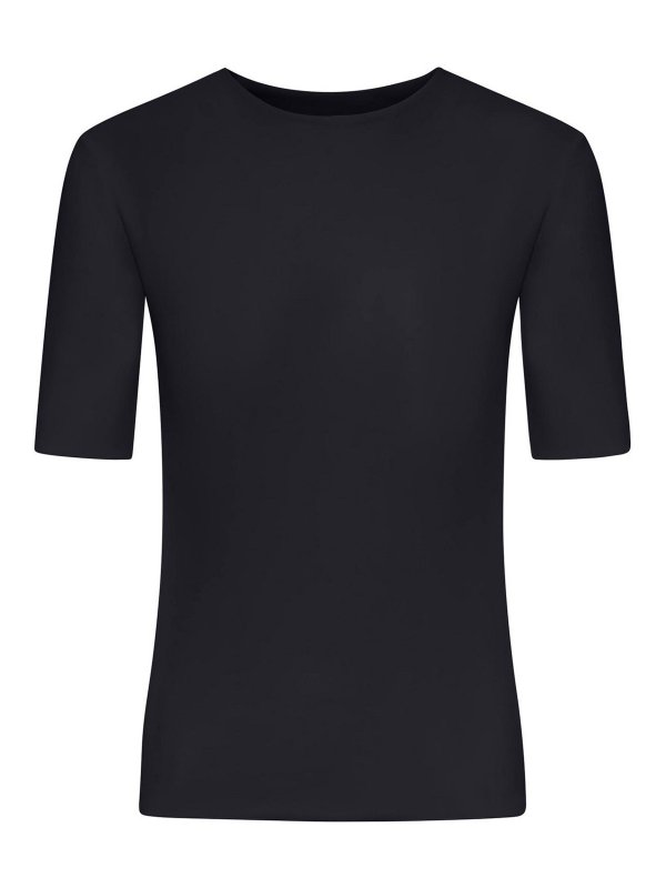 JIL SANDER: T-shirts - T-Shirt - Schwarz