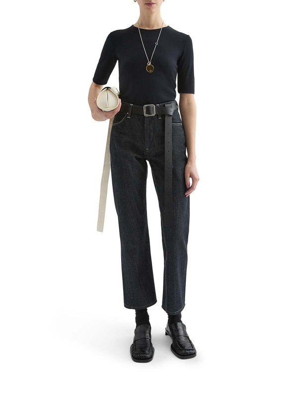 JIL SANDER: T-shirts online - T-Shirt - Schwarz