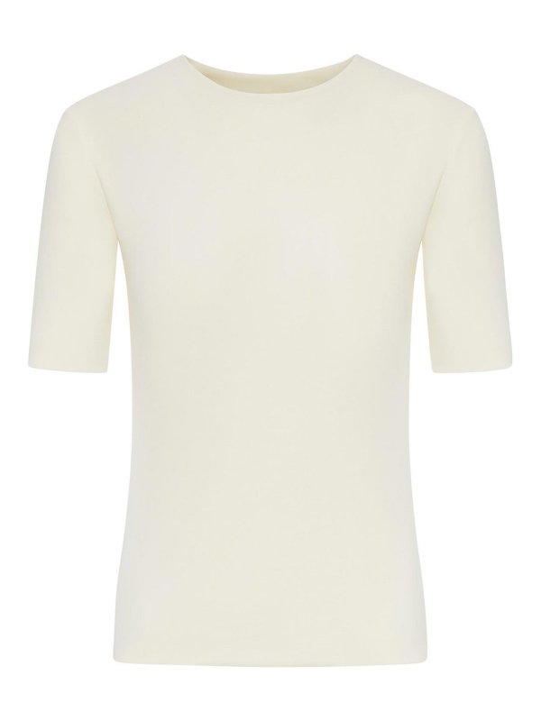 JIL SANDER: T-shirts - T-Shirt - Blanc