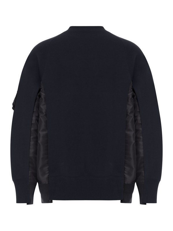 Sacai: Sweatshirts & Sweaters online - Cotton Blend Sweatshirt