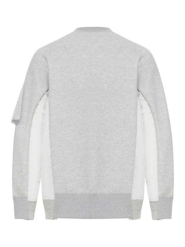 Sacai: Sweatshirts & Pulls online - Sweat-Shirts - Gris