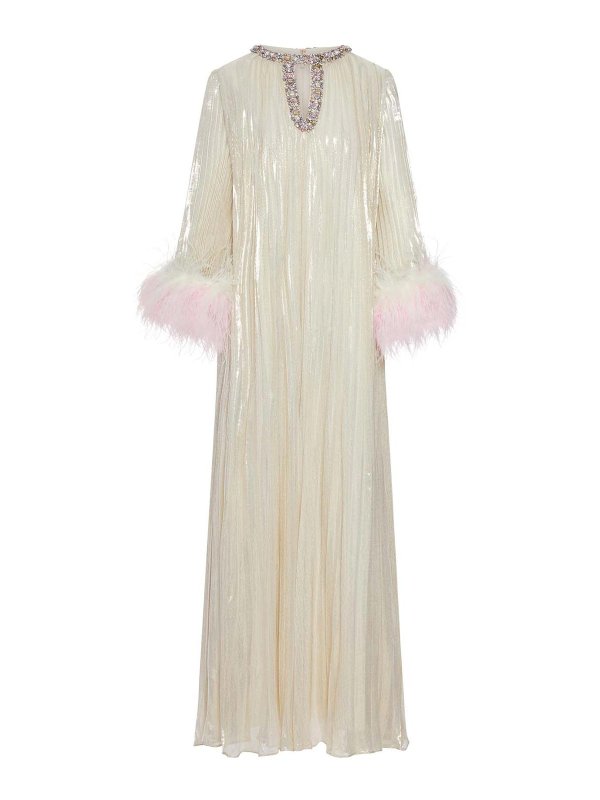 Self Portrait: Maxikleider - Maxikleid - Nude