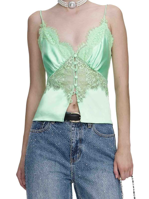 ストレートジーンズ - ブルー shop online: Self Portrait