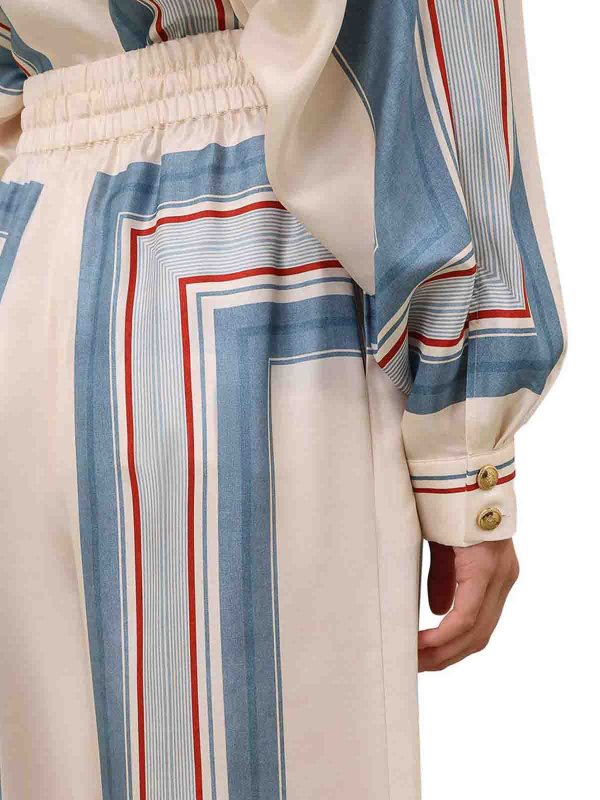 ZIMMERMANN buy online Wide-Waisted Silk Trousers