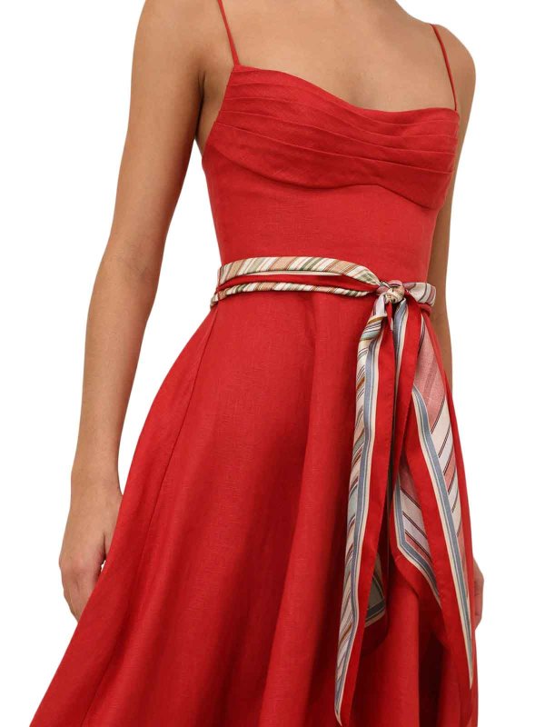 ZIMMERMANN buy online 膝丈ドレス - 赤