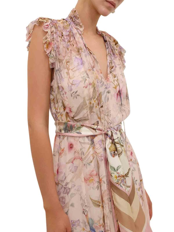 Robe Courte - Couleur Chair shop online: ZIMMERMANN