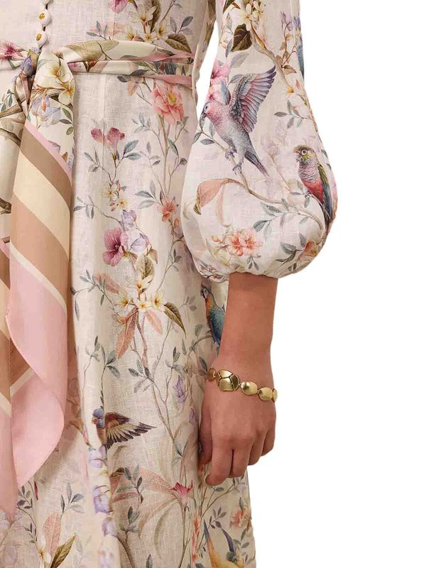 ZIMMERMANN buy online Rebellion Button Midi Dress