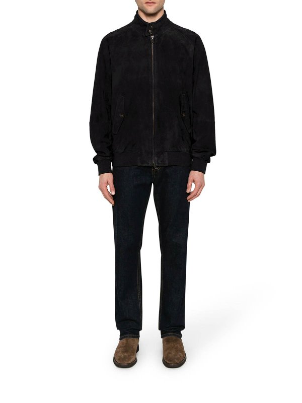 BARACUTA: leather jacket online - G9 Suede Jacket