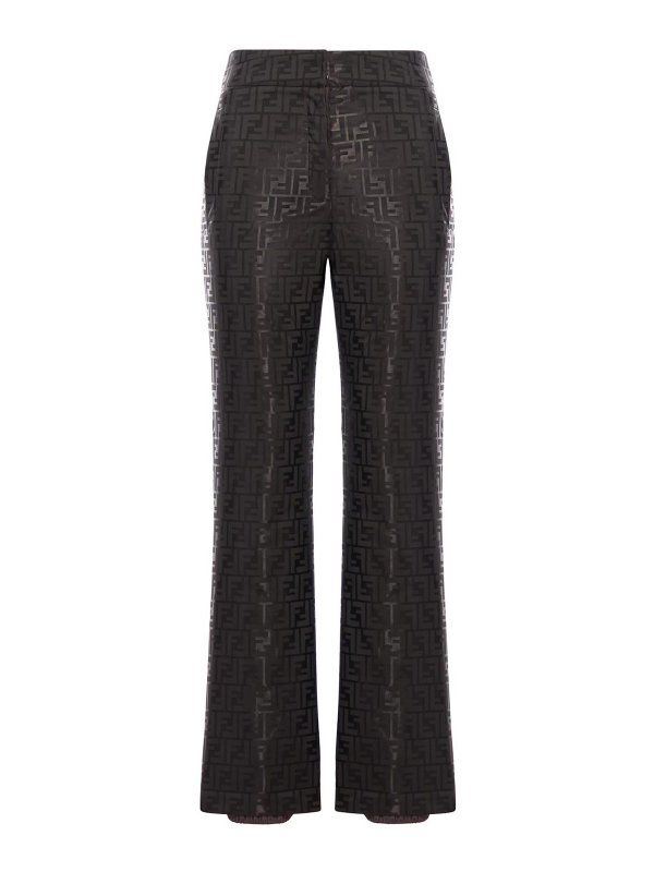 FENDI: casual trousers - Ff Nylon Trousers