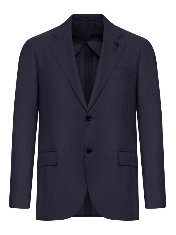 LARDINI: Maßgeschneiderte und Dinner-Jacken - Abendjacke - Blau
