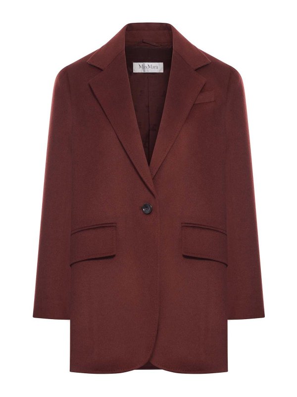 Max Mara: Blazer - Blazer - Rojo
