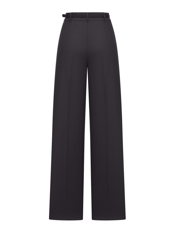 Max Mara: casual trousers online - Wool Tassel Entry Trousers