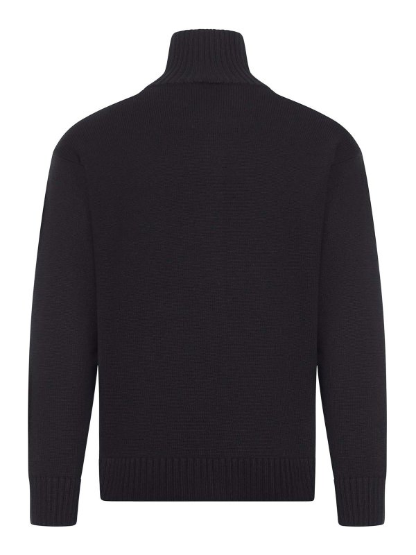 NOME: Strickpullover mit Rundhalsausschnitt online - Rundhalspullover - Schwarz