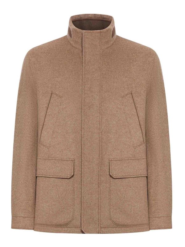 ZEGNA: knee length coats - Oasis Cashmere Elements Coat