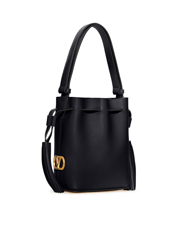 VALENTINO GARAVANI: Bucket bags online - Small Leather Bucket Bag