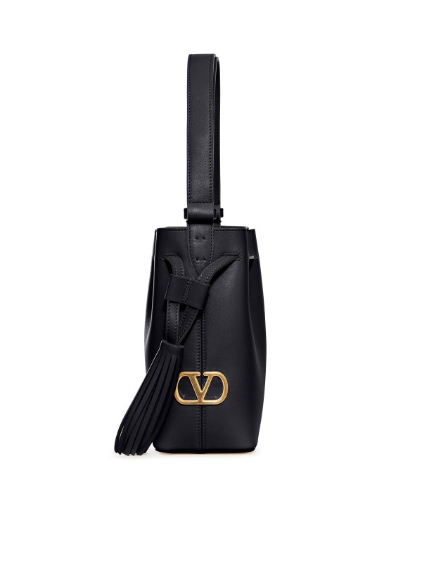 Small Leather Bucket Bag shop online: VALENTINO GARAVANI