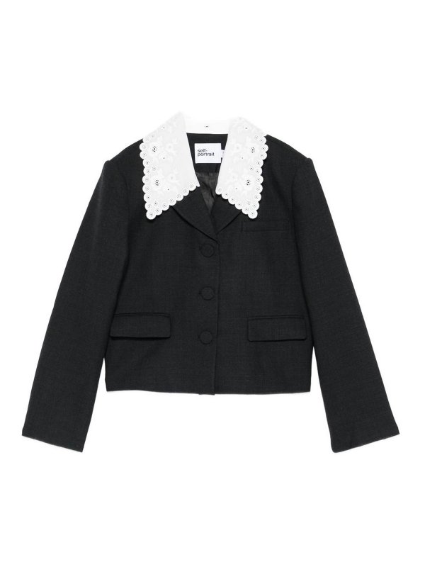 Self Portrait: カジュアルジャケット - カジュアルジャケット - グレー