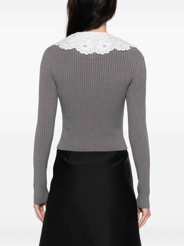 Self Portrait: クルーネック online - クルーネック - グレー