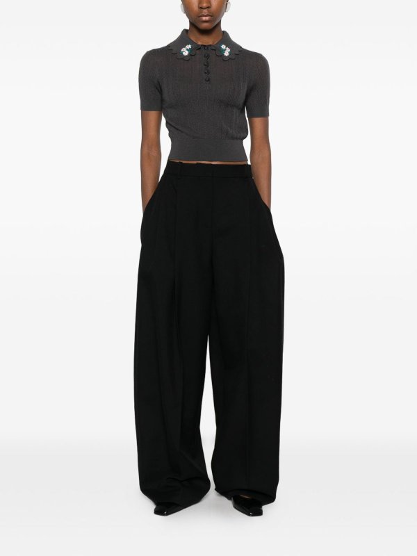 The Best Shops Self Portrait: ポロシャツ - ポロシャツ - グレー