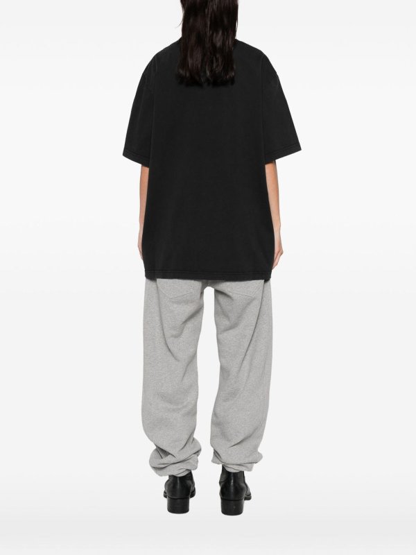 The Attico: t-shirt online - T-shirt asimmetrica in cotone