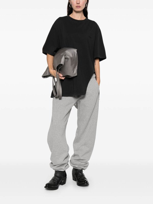 The Attico buy online T-shirt asimmetrica in cotone