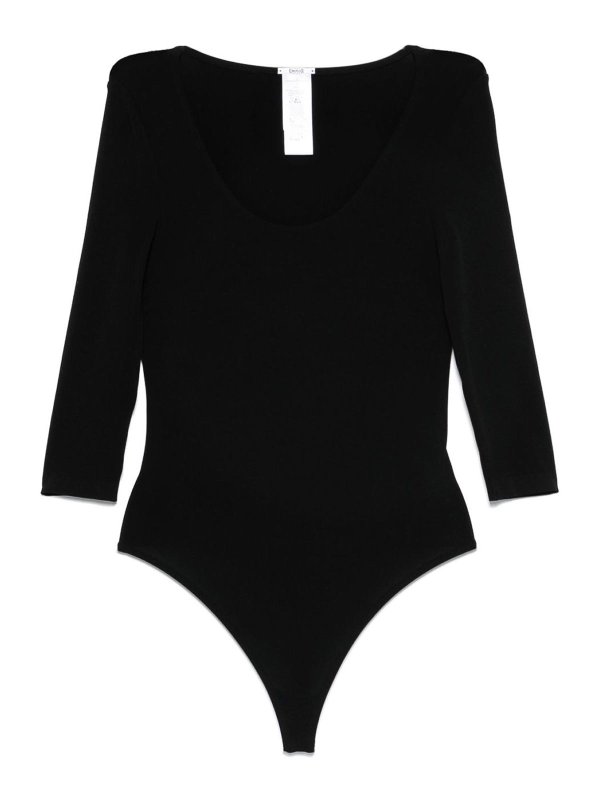 WOLFORD: トップス＆タンクトップ - トップ/タンクトップ - 黒