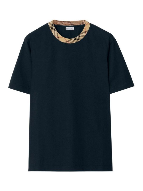 BURBERRY: Tシャツ - Tシャツ - ブルー
