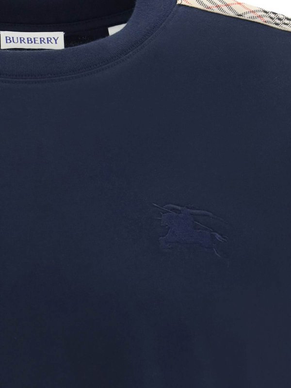 BURBERRY: Tシャツ online - Tシャツ - ブルー