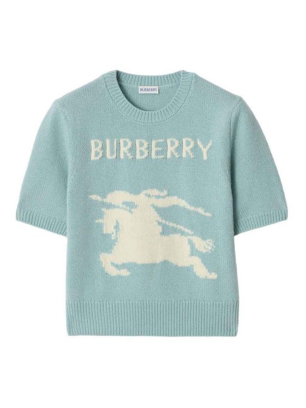 BURBERRY: maglia collo rotondo - Maglione Ekd In Lana E Cashmere