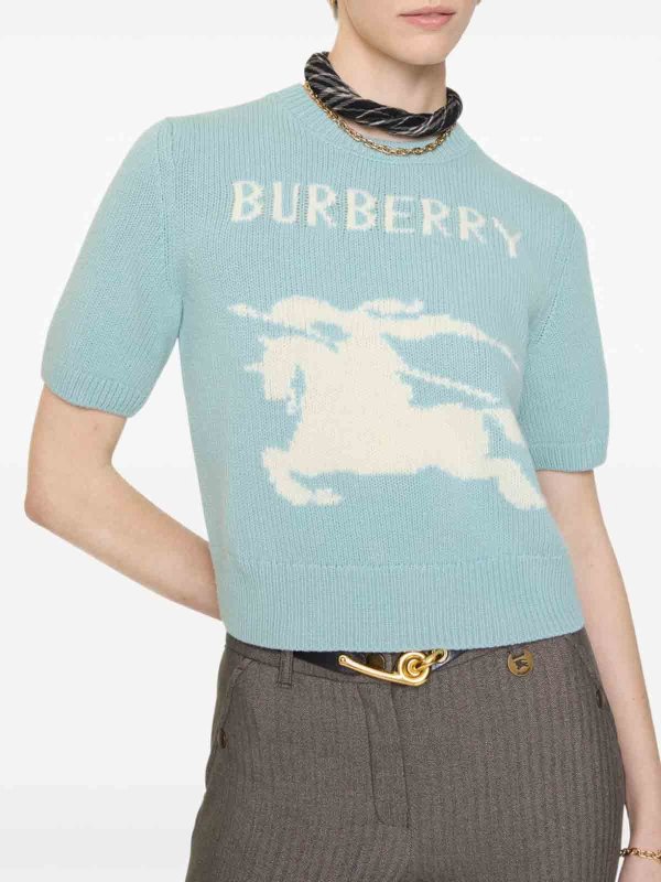 The Best Shops BURBERRY: maglia collo rotondo - Maglione Ekd In Lana E Cashmere