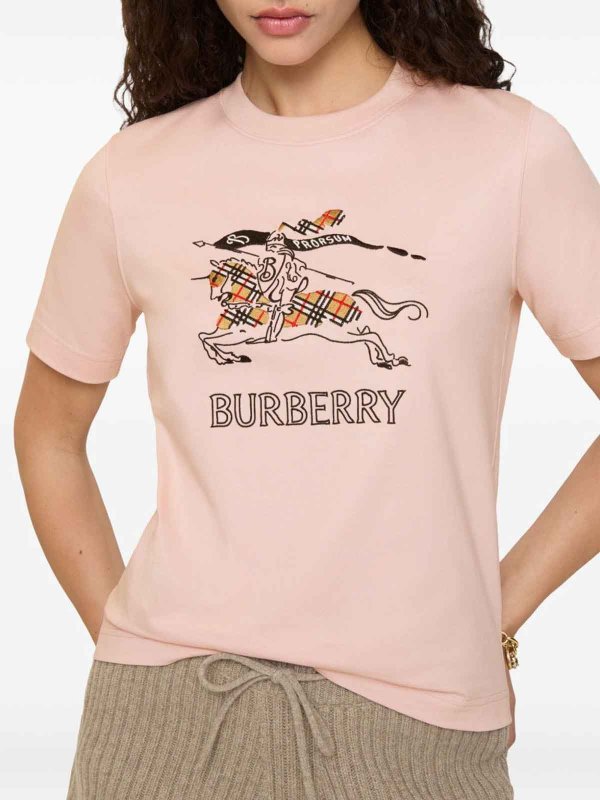 The Best Shops BURBERRY: t-shirts - Ekd Cotton T-Shirt